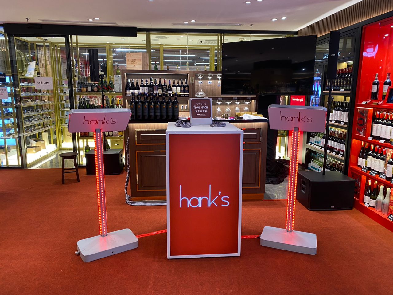 Hand Podium with LED Light Bar