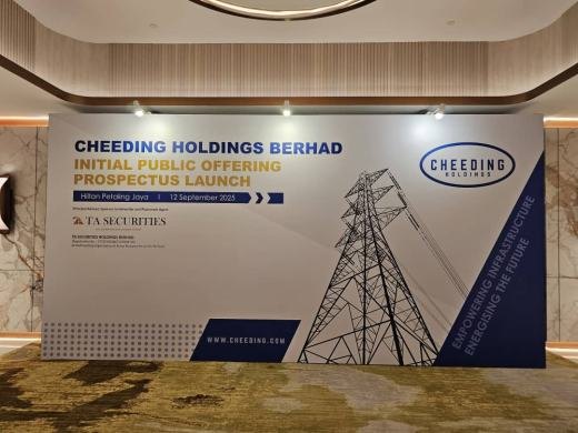 Cheeding Holdings Berhad Initial Public Offering (IPO) Prospectus Launch event photo 1, 2025
