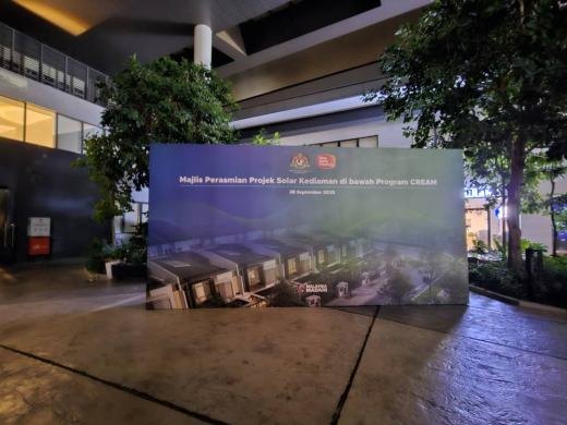 Majlis Perasmian Projek Perdana Solar Kediaman di bawah Program CREAM event photo 2, 2025
