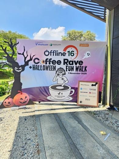 The Offline 16 Coffee Rave + Halloween Fun Walk event photo 2, 2025