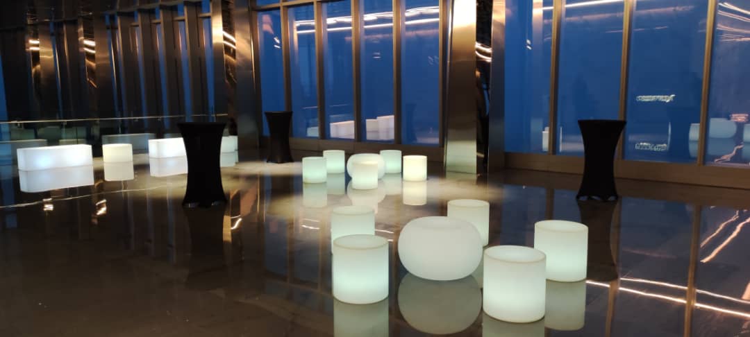 LED Round Stool