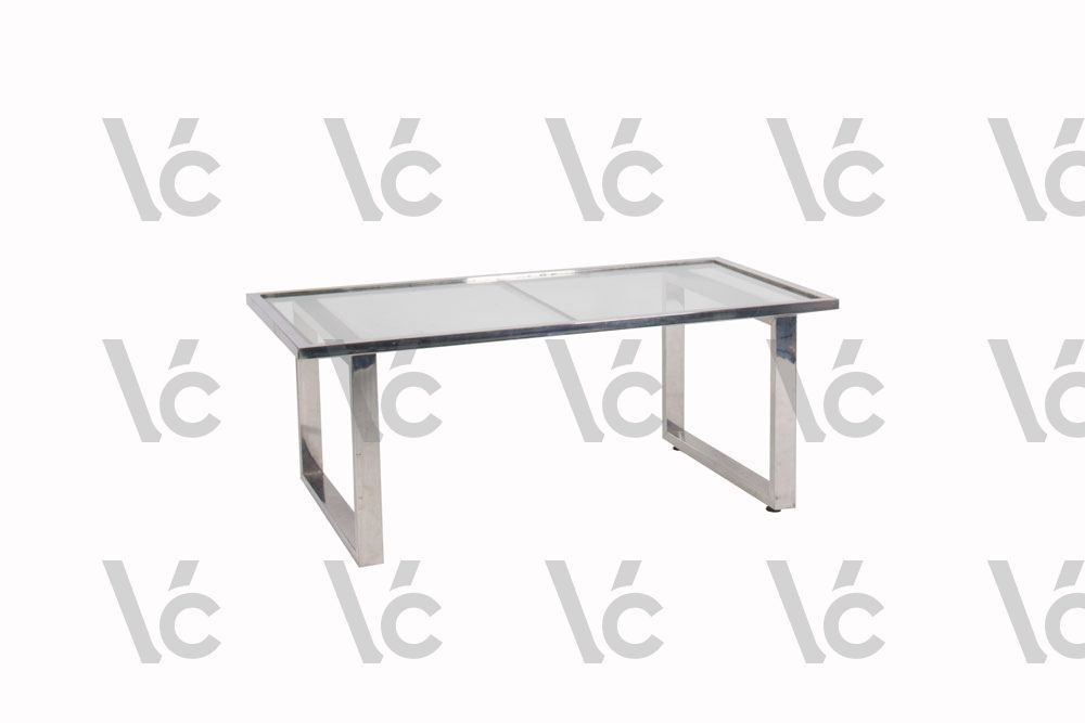 Stainless Steel Coffee Table - Rectangular