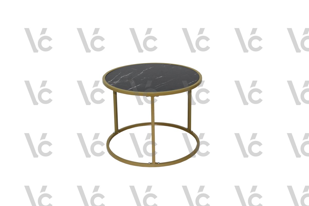 Nordic Coffee Table - Gold Frame (Small)