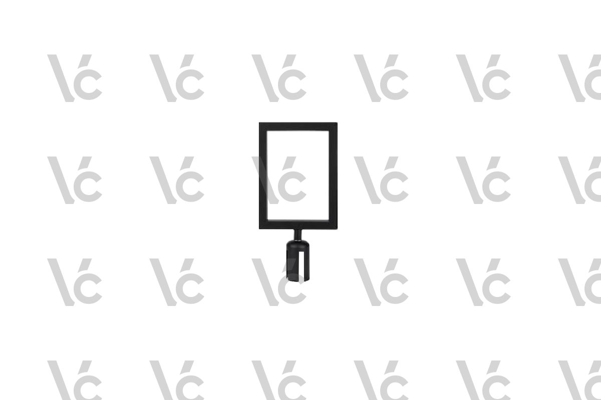 A4 Vertical Signage - Black