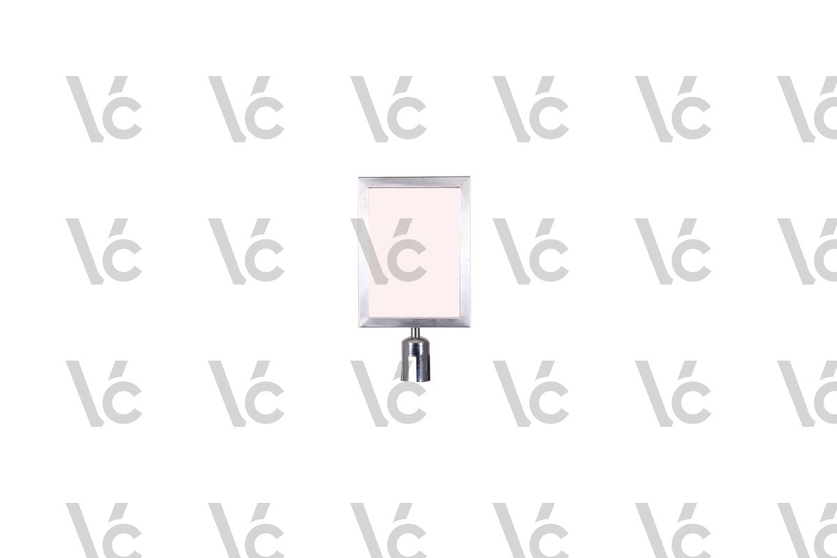 A4 Vertical Signage - Silver