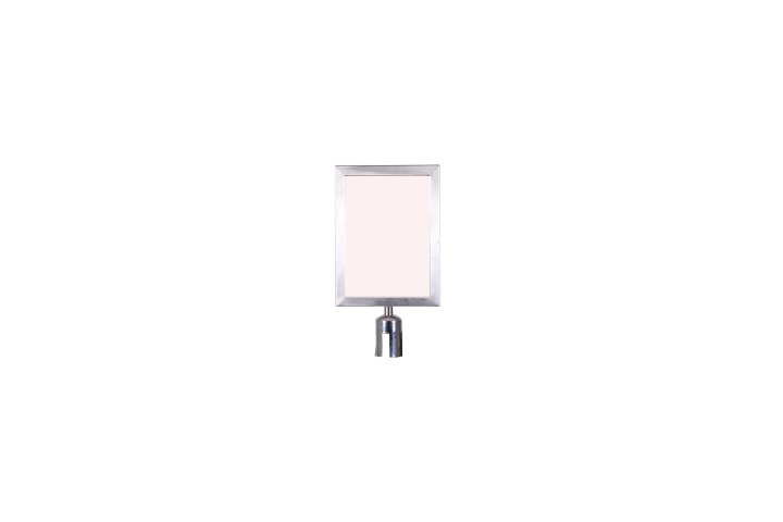 A4 Vertical Signage - Silver