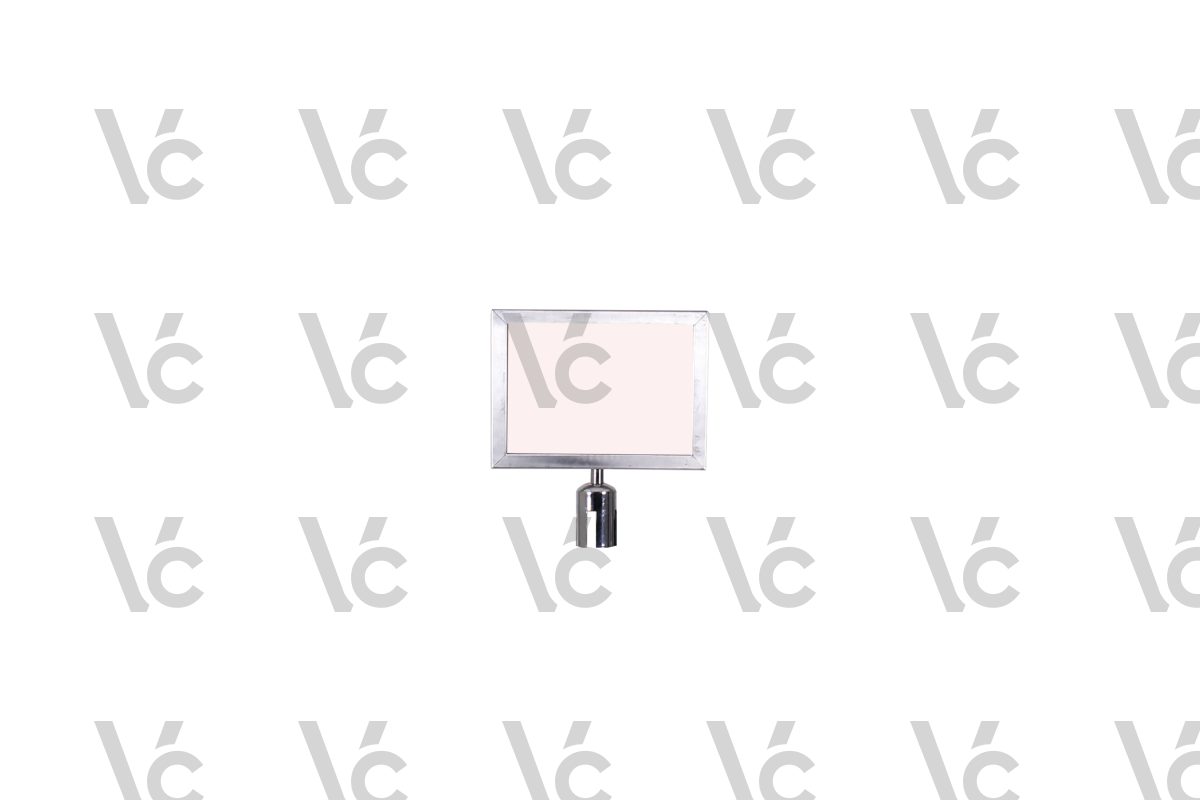 A4 Horizontal Signage - Silver
