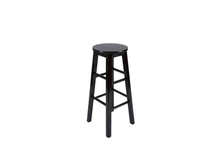 Ladder Bar Stool - Black