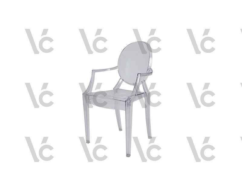 Ghost Chair with Armrest