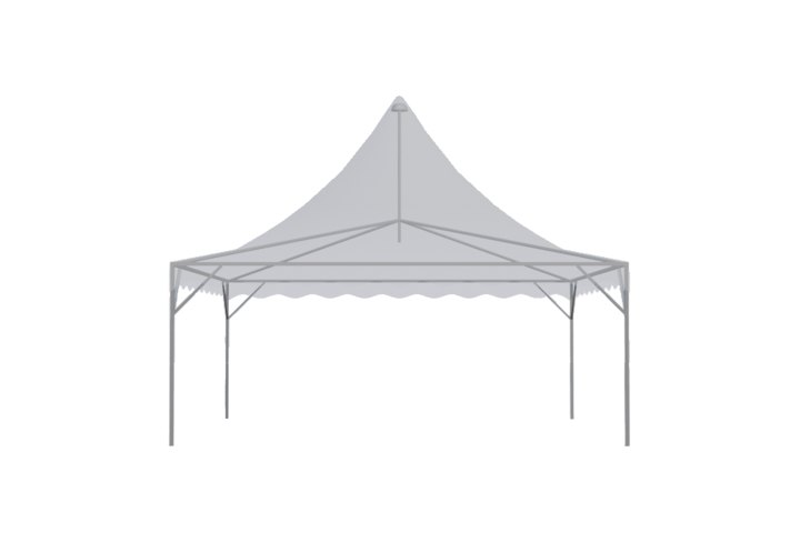 Canopy Arabian / High Top 20ft x 20ft Transparent