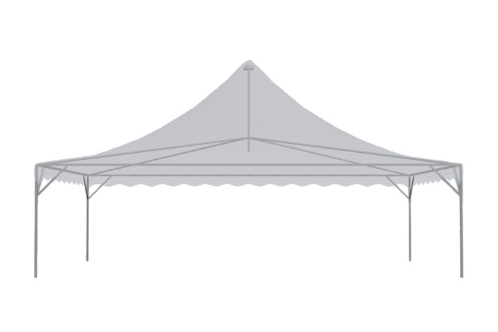 Canopy Arabian / High Top 20ft x 30ft Transparent
