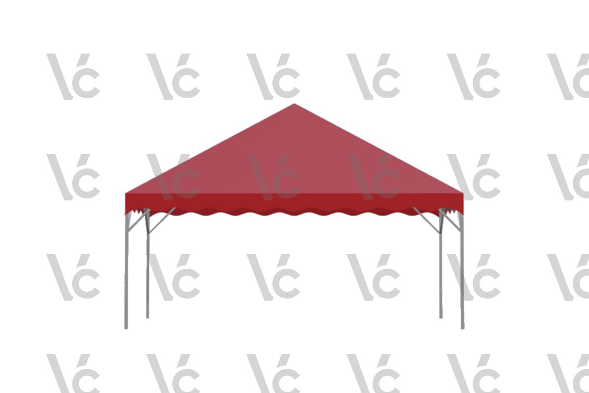 Canopy Pyramid 10ft x 20ft Red