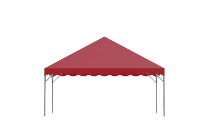 Canopy Pyramid 10ft x 20ft Red