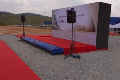 Groundbreaking of Aerospace Facility Plant